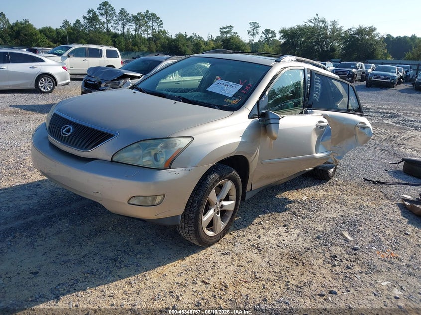 2004 Lexus Rx VIN JTJHA31U140063730 IAAI salvage auction — LEFT SIDE, Rebuildable (Florida), sold $950 on 2026-07-09 (photo 2)