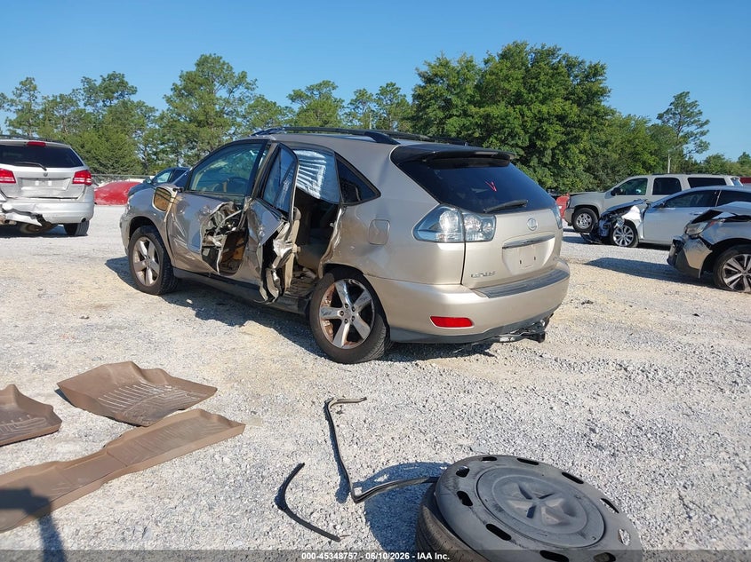 2004 Lexus Rx VIN JTJHA31U140063730 IAAI salvage auction — LEFT SIDE, Rebuildable (Florida), sold $950 on 2026-07-09 (photo 3)