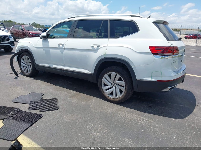 2021 Volkswagen Atlas VIN 1V2BR2CA0MC514285 IAAI salvage auction — FRONT END, Certificate Of Destruction (Florida), sold $4,900 on 2026-08-01 (photo 3)