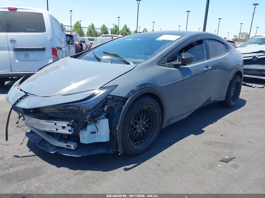 2023 Toyota Prius VIN JTDADABU5P3006724 IAAI salvage auction — FRONT END, Wait Title, sold $8,075 on 2026-07-31 (photo 2)