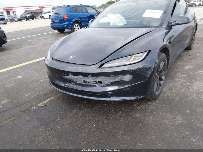 2024 Tesla Model 3 VIN 5YJ3E1EA8RF739640 IAAI salvage auction — LEFT FRONT, Salvage Title, sold $10,300 on 2026-08-02 (photo 6)