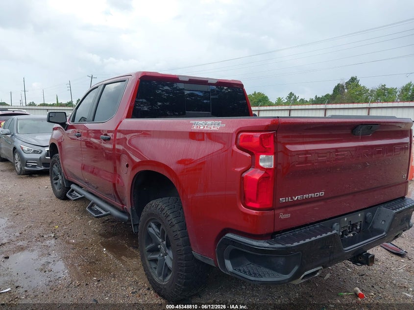 2020 Chevrolet Silverado VIN 3GCPYFED1LG115499 IAAI salvage auction — WATER/FLOOD, Salvage Title, sold $9,400 on 2026-07-30 (photo 3)