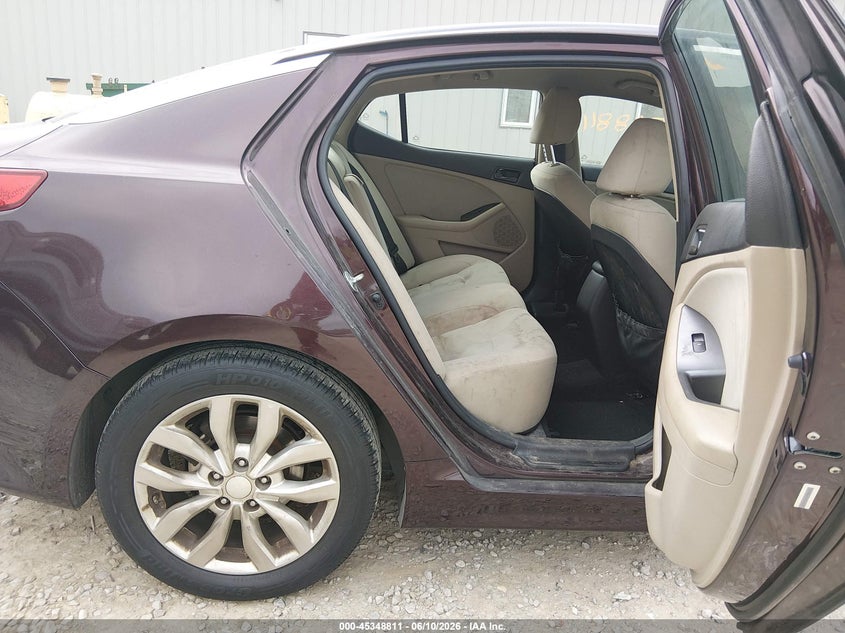 2014 Kia Optima VIN 5XXGM4A75EG345553 IAAI salvage auction — FRONT END, Salvage (Ohio), sold $650 on 2026-07-08 (photo 8)