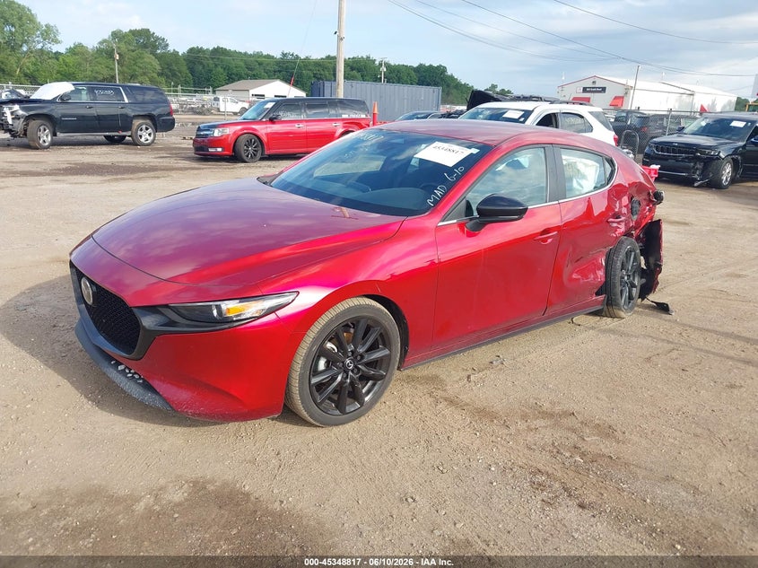 2024 Mazda 3 VIN JM1BPAKM8R1714931 IAAI salvage auction — LEFT SIDE, Salvage Title, sold $2,950 on 2026-09-25 (photo 2)