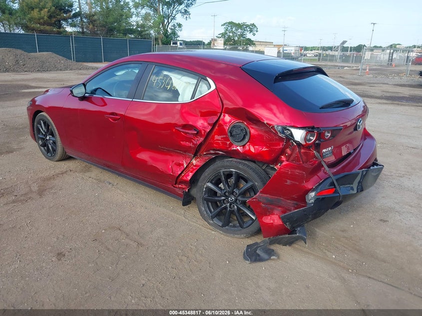 2024 Mazda 3 VIN JM1BPAKM8R1714931 IAAI salvage auction — LEFT SIDE, Salvage Title, sold $2,950 on 2026-09-25 (photo 3)