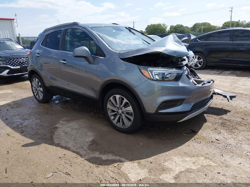 2020 Buick Encore VIN KL4CJASB7LB010431 IAAI salvage auction — FRONT END, Salvage (Kansas), sold $400 on 2026-07-18 (photo 1)