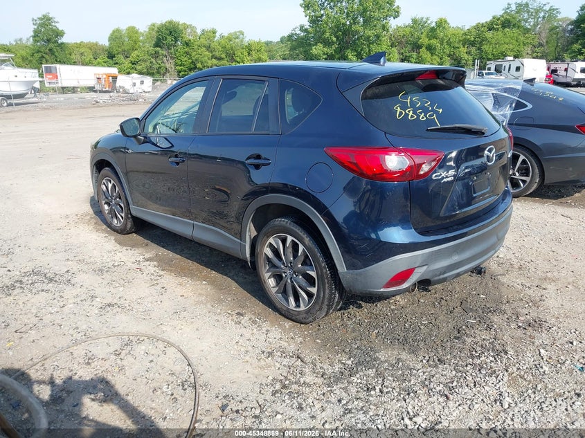 2016 Mazda Cx-5 VIN JM3KE4DY1G0805637 IAAI salvage auction — ROOF, Salvage Title, sold $3,900 on 2026-07-21 (photo 3)