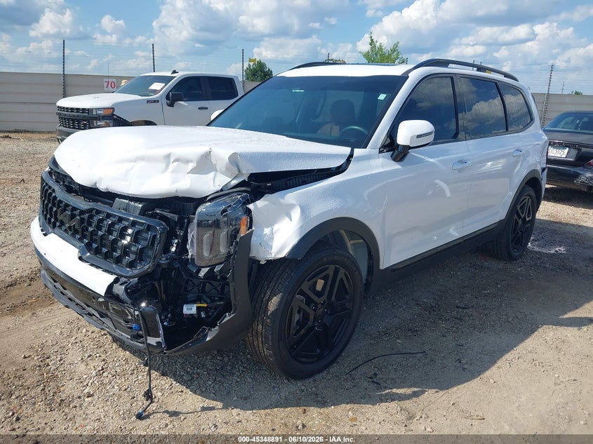 2025 Kia Telluride VIN 5XYP5DGC6SG633526 IAAI salvage auction — FRONT END, Salvage (Alabama), sold $25 on 2026-07-28 (photo 2)