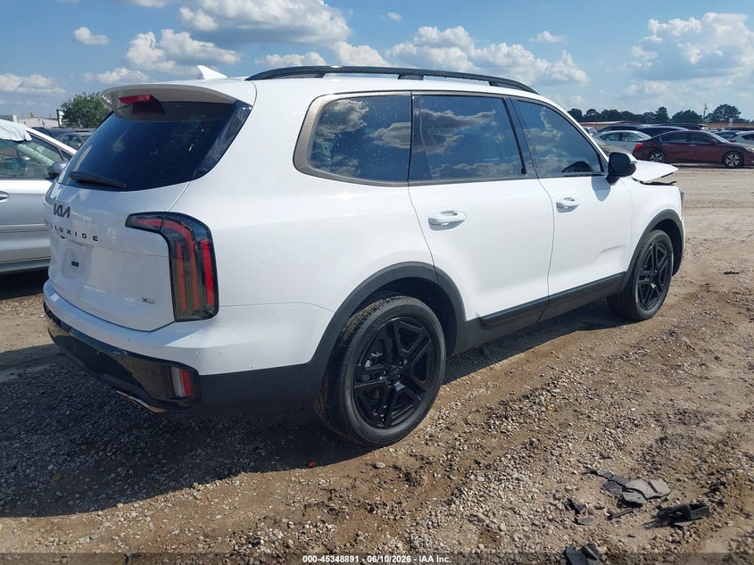 2025 Kia Telluride VIN 5XYP5DGC6SG633526 IAAI salvage auction — FRONT END, Salvage (Alabama), sold $25 on 2026-07-28 (photo 4)