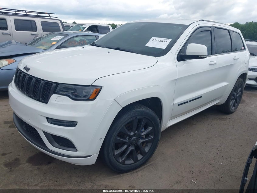 2019 Jeep Grand cherokee VIN 1C4RJFCG4KC558757 IAAI salvage auction — HAIL, Salvage Title, sold $5,500 on 2026-07-17 (photo 2)