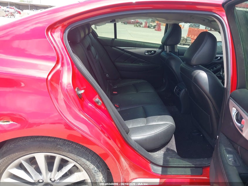 2021 Infiniti Q50 VIN JN1EV7BP3MM701370 IAAI salvage auction — FRONT & REAR, Salvage Title, sold $1,200 on 2026-09-02 (photo 8)