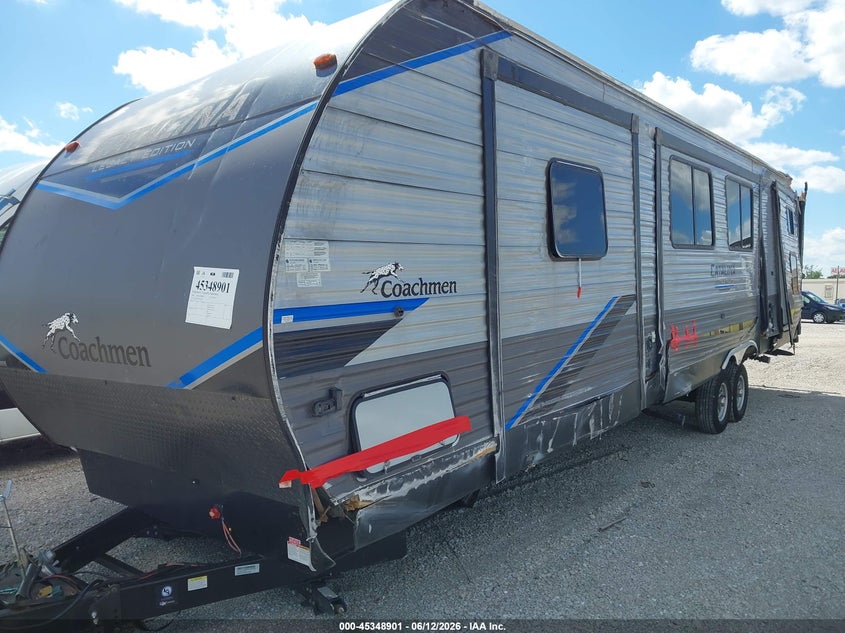 2022 Coachmen Catalina VIN 5ZT2CAZB6NX025282 IAAI salvage auction — REAR END, Junk Bill Of Sale Mv2459 (Wisconsin), sold $200 on 2026-07-15 (photo 2)