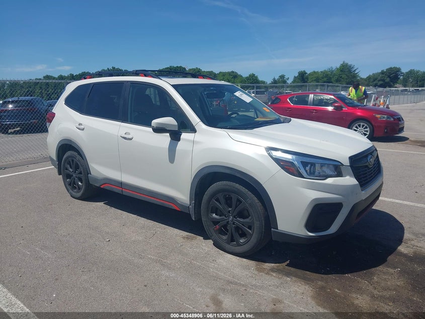 2019 Subaru Forester VIN JF2SKAPC7KH564629 IAAI salvage auction — SIDE, Clear (Indiana), sold $5,000 on 2026-07-17 (photo 1)