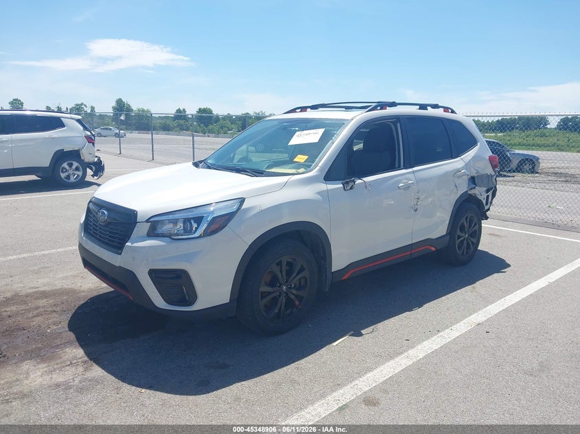 2019 Subaru Forester VIN JF2SKAPC7KH564629 IAAI salvage auction — SIDE, Clear (Indiana), sold $5,000 on 2026-07-17 (photo 2)