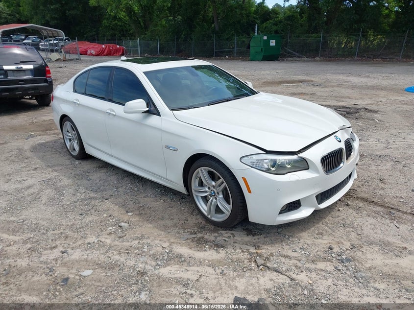 2012 BMW 5er VIN WBAFR7C51CC816814 IAAI salvage auction — FRONT END, Salvage (Georgia), sold $3,700 on 2026-07-11 (photo 1)