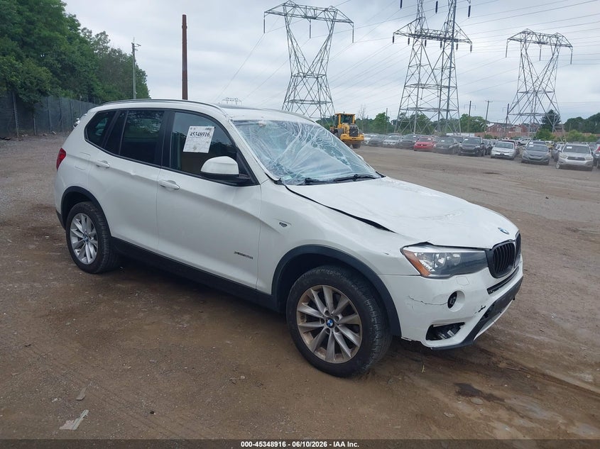 2017 BMW X3 VIN 5UXWX9C36H0T24922 IAAI salvage auction — UNKNOWN, Salvage Title, sold $3,000 on 2026-07-24 (photo 1)