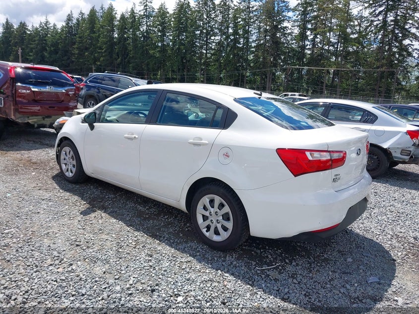 2016 Kia Rio VIN KNADM4A32G6531825 IAAI salvage auction — FRONT END, Bill Of Sale (Washington), sold $275 on 2026-07-08 (photo 3)