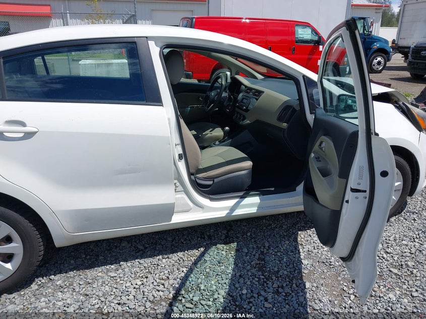 2016 Kia Rio VIN KNADM4A32G6531825 IAAI salvage auction — FRONT END, Bill Of Sale (Washington), sold $275 on 2026-07-08 (photo 5)