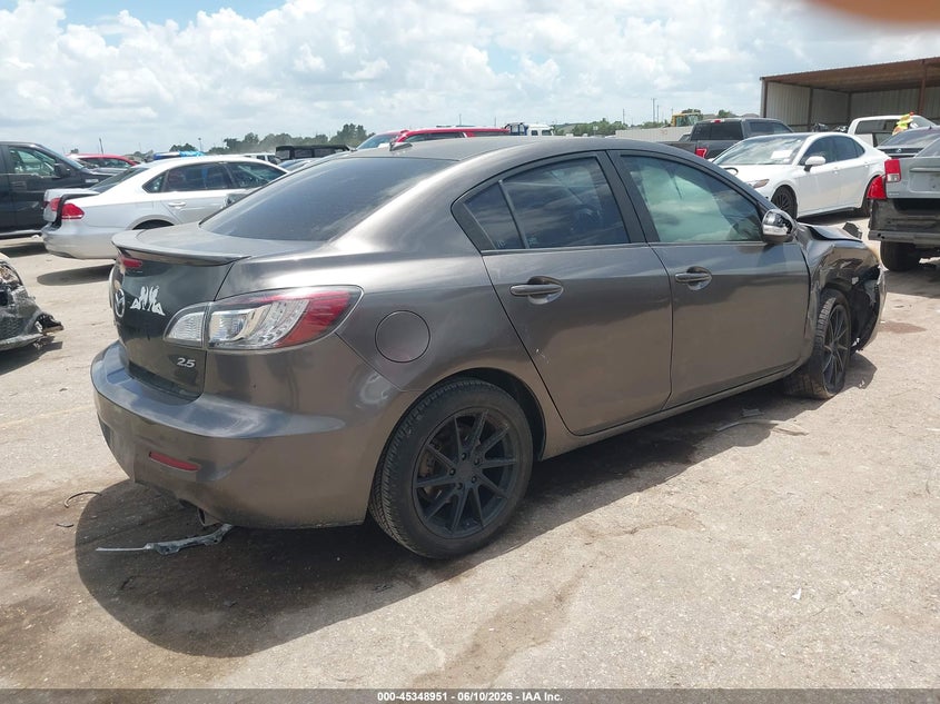 2010 Mazda 3 VIN JM1BL1S50A1158946 IAAI salvage auction — RIGHT FRONT, Salvage (Texas), sold $325 on 2026-07-24 (photo 4)