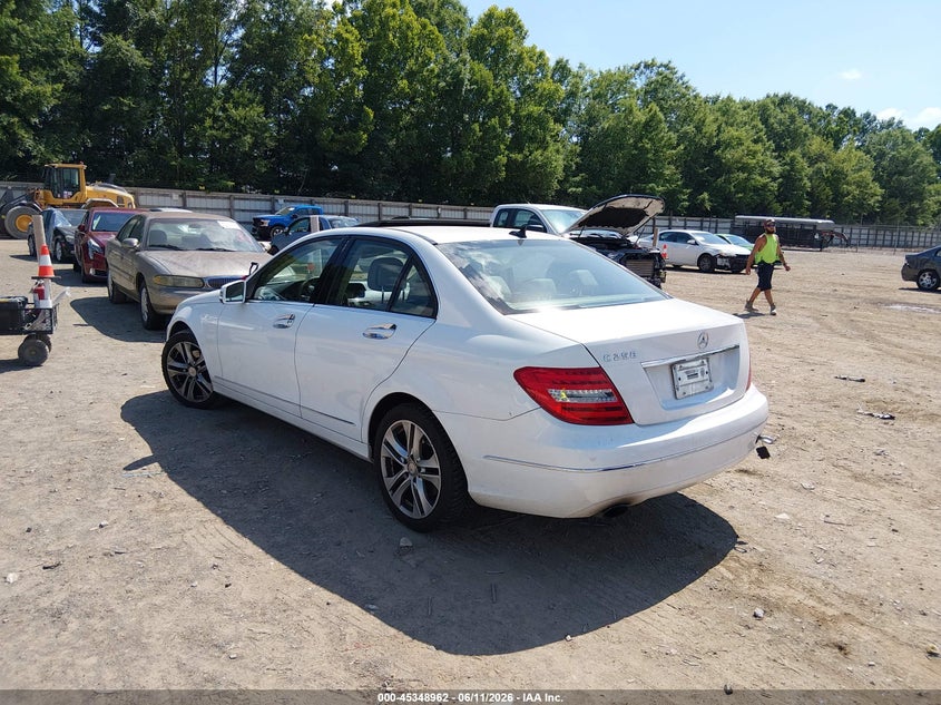 2014 Mercedes-benz VIN WDDGF4HB4ER310512 IAAI salvage auction — RIGHT SIDE, Clear (Tennessee), sold $775 on 2026-07-15 (photo 3)