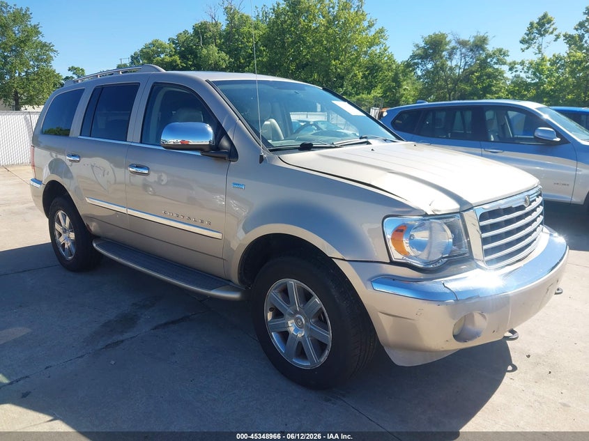 2008 Chrysler Aspen VIN 1A8HW58228F157650 IAAI salvage auction — NORMAL WEAR, Clear (Missouri), sold $650 on 2026-07-14 (photo 1)