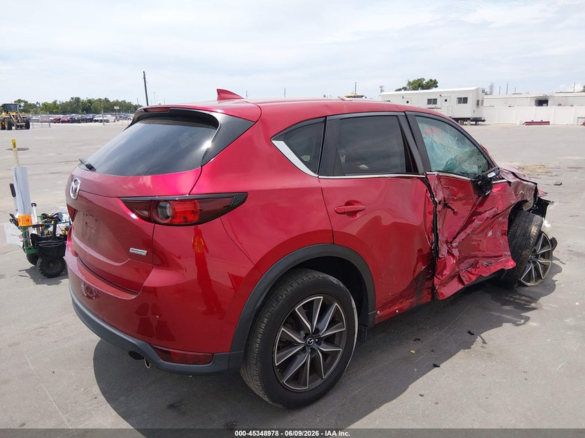 2018 Mazda Cx-5 VIN JM3KFACM9J0328893 IAAI salvage auction — FRONT & REAR, Salvage Title, sold $2,050 on 2026-07-13 (photo 4)