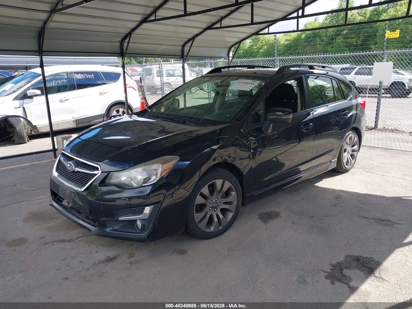 2015 Subaru Impreza VIN JF1GPAT63F8285034 IAAI salvage auction — ROLLOVER, Salvage Title, sold $825 on 2026-07-23 (photo 2)