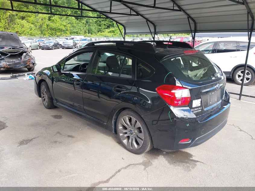 2015 Subaru Impreza VIN JF1GPAT63F8285034 IAAI salvage auction — ROLLOVER, Salvage Title, sold $825 on 2026-07-23 (photo 3)