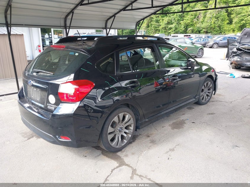 2015 Subaru Impreza VIN JF1GPAT63F8285034 IAAI salvage auction — ROLLOVER, Salvage Title, sold $825 on 2026-07-23 (photo 4)