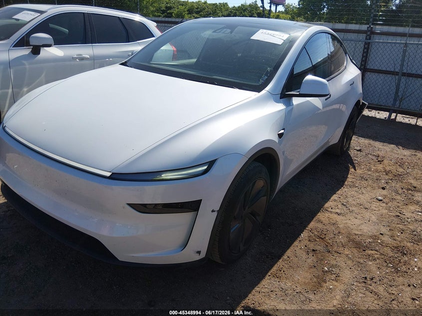2026 Tesla Model y VIN 7SAYGDED7TF382215 IAAI salvage auction — REAR END, Salvage (Oklahoma), sold $21,100 on 2026-07-08 (photo 2)