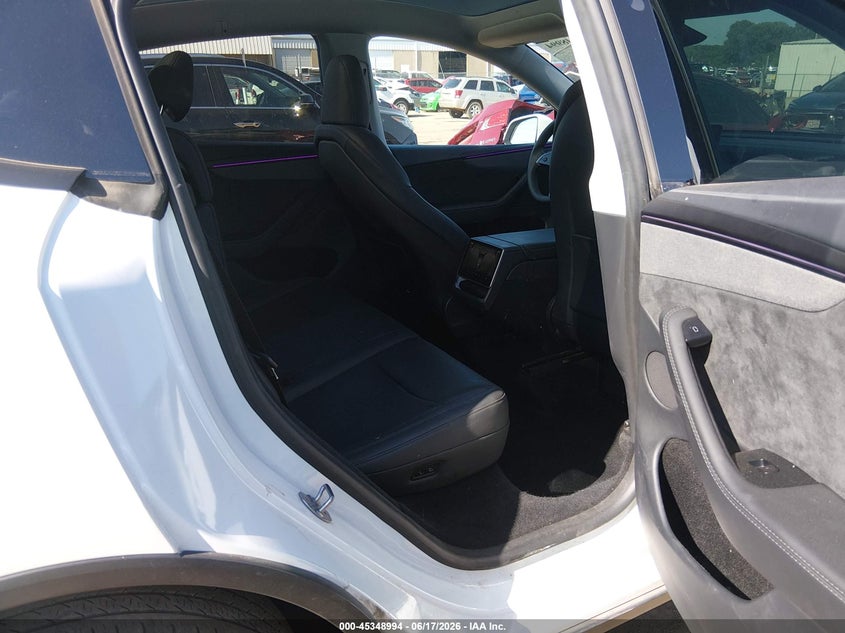 2026 Tesla Model y VIN 7SAYGDED7TF382215 IAAI salvage auction — REAR END, Salvage (Oklahoma), sold $21,100 on 2026-07-08 (photo 8)