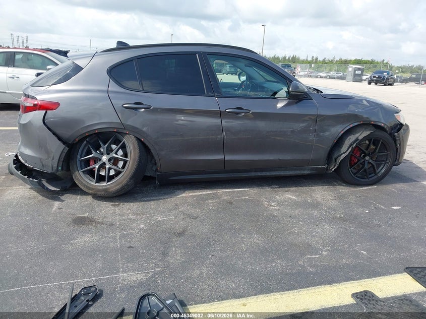 2019 Alfa romeo Stelvio VIN ZASPAKANXK7C71960 IAAI salvage auction — SIDE, Salvage Title, sold $1,550 on 2026-07-30 (photo 6)