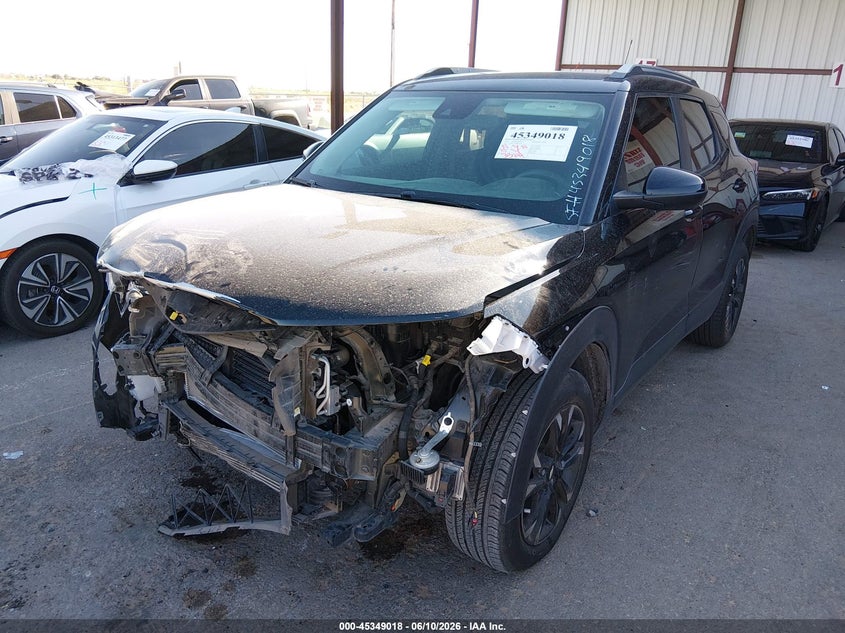 2023 Chevrolet Trailblazer VIN KL79MPS27PB061439 IAAI salvage auction — FRONT END, Original (Texas), sold $2,700 on 2026-08-01 (photo 2)
