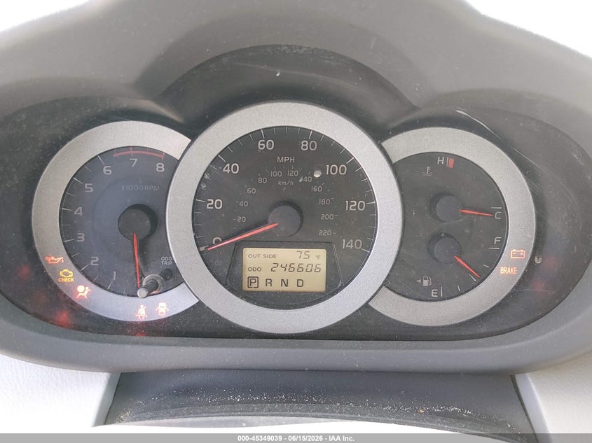 2008 Toyota Rav4 VIN JTMZD35V585096014 IAAI salvage auction — FRONT END, Salvage (California), sold $1,275 on 2026-07-13 (photo 7)