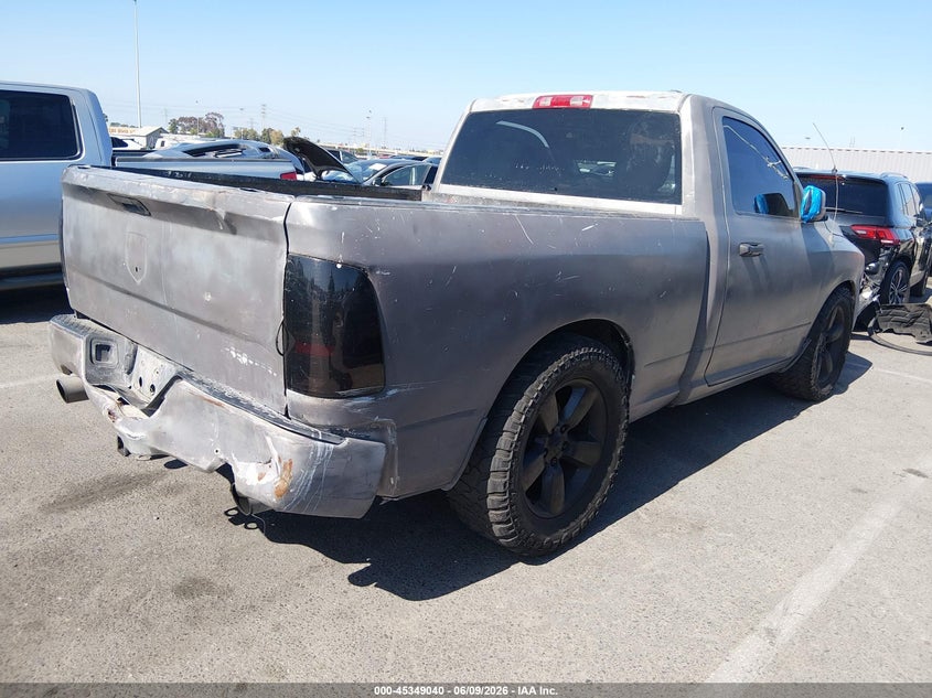 2012 Ram 1500 VIN 3C6JD6AT4CG185715 IAAI salvage auction — NORMAL WEAR, Salvage Title, sold $925 on 2026-07-09 (photo 4)