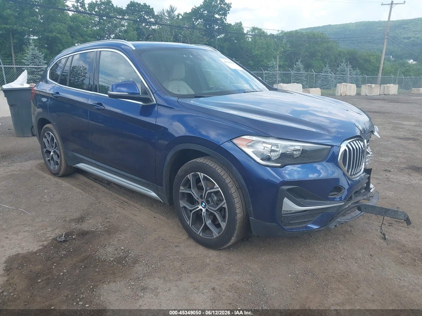 2020 BMW X1 VIN WBXJG9C09L5R97736 IAAI salvage auction — FRONT END, Salvage (New Jersey), sold $5,300 on 2026-07-19 (photo 1)