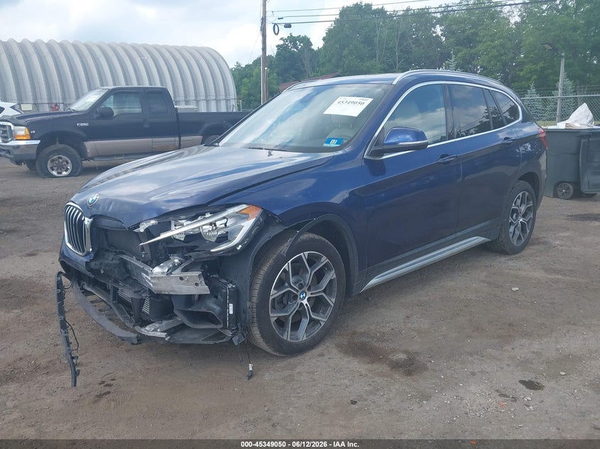 2020 BMW X1 VIN WBXJG9C09L5R97736 IAAI salvage auction — FRONT END, Salvage (New Jersey), sold $5,300 on 2026-07-19 (photo 2)