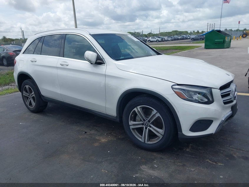 2018 Mercedes-benz Glc VIN WDC0G4JB0JV101637 IAAI salvage auction — LEFT FRONT, Rebuildable (Florida), sold $6,500 on 2026-07-30 (photo 1)