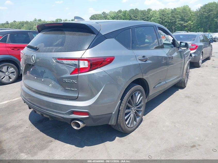 2023 Acura Rdx VIN 5J8TC2H86PL803819 IAAI salvage auction — FRONT END, Salvage Title, sold $6,300 on 2026-07-29 (photo 4)