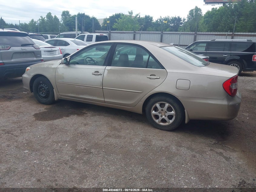 2002 Toyota Camry VIN JTDBE32K120052508 IAAI salvage auction — NORMAL WEAR, Clear - Public Restricted (Oklahoma), sold $200 on 2026-07-15 (photo 3)