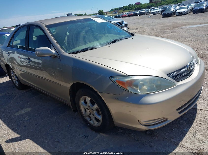 2002 Toyota Camry VIN JTDBE32K120052508 IAAI salvage auction — NORMAL WEAR, Clear - Public Restricted (Oklahoma), sold $200 on 2026-07-15 (photo 1)