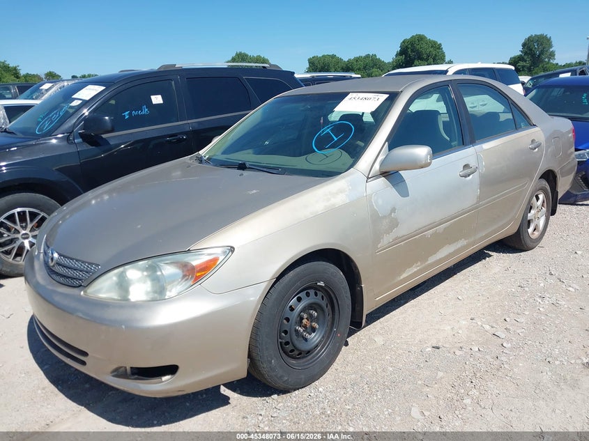 2002 Toyota Camry VIN JTDBE32K120052508 IAAI salvage auction — NORMAL WEAR, Clear - Public Restricted (Oklahoma), sold $200 on 2026-07-15 (photo 2)