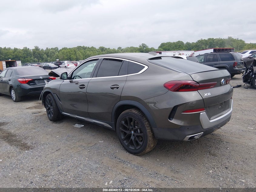 2021 BMW X6 VIN 5UXCY6C01M9G93104 IAAI salvage auction — FRONT END, Salvage - Greater Than 75% (Maryland), sold $20,750 on 2026-07-13 (photo 3)
