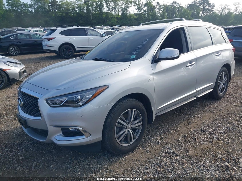 2020 Infiniti Qx60 VIN 5N1DL0MM0LC512894 IAAI salvage auction — FRONT & REAR, Salvage Title, sold $3,950 on 2026-07-29 (photo 2)