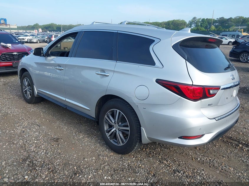 2020 Infiniti Qx60 VIN 5N1DL0MM0LC512894 IAAI salvage auction — FRONT & REAR, Salvage Title, sold $3,950 on 2026-07-29 (photo 3)