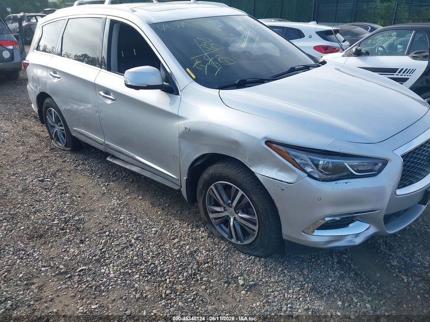 2020 Infiniti Qx60 VIN 5N1DL0MM0LC512894 IAAI salvage auction — FRONT & REAR, Salvage Title, sold $3,950 on 2026-07-29 (photo 6)