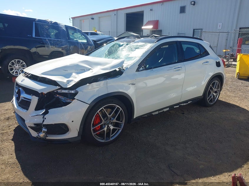 2015 Mercedes-benz Gla-klasse amg VIN WDDTG5CB5FJ142954 IAAI salvage auction — ROOF, Salvage Title, sold $3,100 on 2026-08-11 (photo 2)