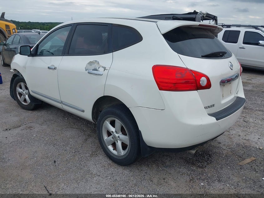 2013 Nissan Rogue VIN JN8AS5MT8DW522107 IAAI salvage auction — NORMAL WEAR, Clear - Public Restricted (Oklahoma), sold $425 on 2026-07-28 (photo 3)