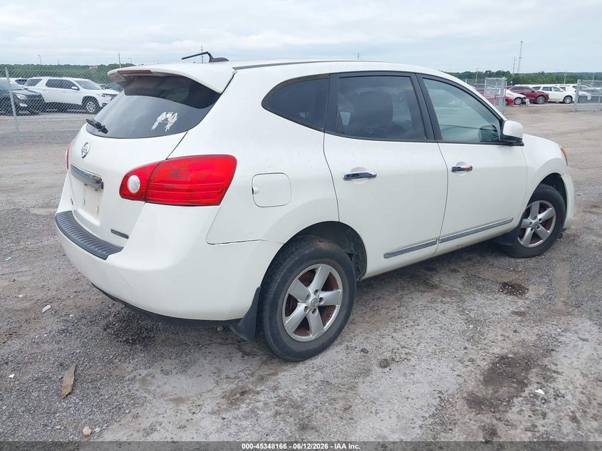 2013 Nissan Rogue VIN JN8AS5MT8DW522107 IAAI salvage auction — NORMAL WEAR, Clear - Public Restricted (Oklahoma), sold $425 on 2026-07-28 (photo 4)