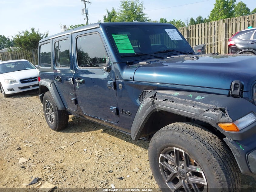 2025 Jeep Wrangler / VIN 1C4PJXDN6SW540558 IAAI salvage auction — ALL OVER, Salvage Title, sold $13,250 on 2026-08-26 (photo 6)